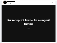 kur ka tepricë lavdie ka mungesë trimëria.png